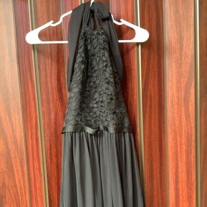 Lace halter dress